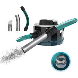Cecotec Aspiratore di Cenere Compatto 10L Conga Ash 2000 Home. Potenza 800W, Aspirazione 14kPa, Tubo rivestito in metallo, Filtro con rete metallica, Bocchetta da 38mm