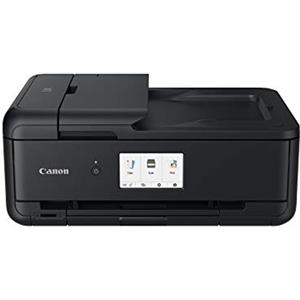 Canon PIXMA TS9550a stampante fotografica A3 multifunzione, Alimentatore automatico di documenti, WIFI, touch screen 4,3 pollici, 5 inchiostri separati, doppia alimentazione carta, colore nero