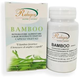 Natur-Farma Bamboo Rubigen - Integratore Alimentare 60 Capsule per Unghie e Capelli