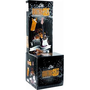 Eko EG-11 PACK BLACK, Chitarra Elettrica Set con Accordatore, Amplificatore, Borsa Tracolla, Muta Corde di Ricambio, Colore Nero