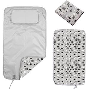 Hamur Home Fasciatoio Portatile Pieghevole Impermeabile 40 X 70 Cm Fasciatoio Riutilizzabile Lavabile In Lavatrice - Neonato Esterno Casa Viaggio Regalo Battesimo Bimbo (Fox)