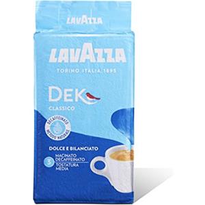 Lavazza Caffè Macinato Decaffeinato Dek Classico - 1 confezione da 250 grammi