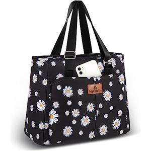 HSHRISH Borsa Termica Porta Pranzo, Impermeabile a prova di perdite, Riutilizzabile, Cibo Lavoro ufficio Shopping Scuola Viaggi Campeggio Picnic,15L Margherita