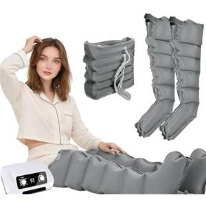 SULQING Massaggiatore Per Gambe︱Pressoterapia Per Casa︱ Professionale Apparecchio Massaggiatore︱ Linfodrenaggio︱Per Gambe e Piedi︱Anticellulite