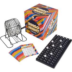 Talking Tables Kit di gioco Bingo classico Ospita la tua serata di gioco Contiene la macchina per ruote bingo in metallo Per adulti, bambini, divertimento in famiglia, dopo cena, Natale, regalo