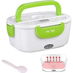 DISCORAMA® - SCALDAVIVANDE ELETTRICO PORTATILE PORTAVIVANDE TERMICO 220V LUNCH BOX PRANZO UFFICIO LAVORO