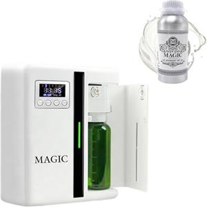 MAGIC SELECT Diffusore di Olio Elettrico + Olio Essenziale 100 ml. Diffusore di fragranze professionale. Deodorante per ambienti marketing olfattivo per aromaterapia. Per superfici di 50-300 m².