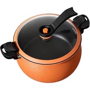 Generico Pentola a Pressione - Cucina Multifunzionali Antiaderenti Grande capacità | Cottura a Pressione in Ghisa,Ideale per Preparazioni Culinarie, Conservazione