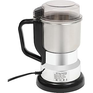 Xigner Macinacaffè elettrico, 300 W, 500 ml, portatile, con contenitore in acciaio inox, macina ad alte prestazioni per chicchi di caffè, spezie, arachidi e grani