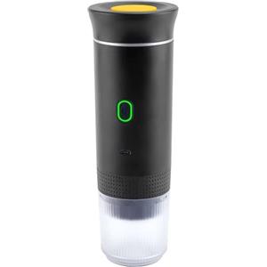 Frilla Macchina per Espresso Portatile 3 in 1 - Compatibile con Capsule Nespresso, Dolce Gusto e Caffè Macinato, 20 Bar, Autoriscaldante, USB-C, 8,5×24,5 cm | ESPRESSNA