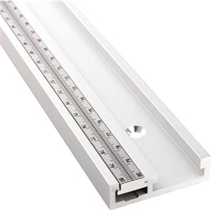 GIVIHGETI Guida per scanalature a T con scala mobile, 45 tipo 800 mm, guida in alluminio, scanalatura a T, per fai da te, sega circolare da tavolo, banco da lavoro