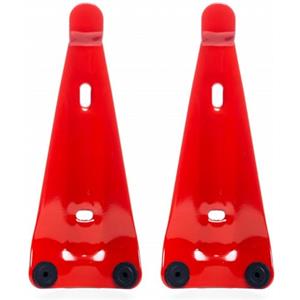 notlok Safety Work - 2 supporti a parete per estintori a forma di triangolo, per appendere l'estintore, universale, per estintori, fino a 12 kg, montaggio a parete estintore per casa e ufficio