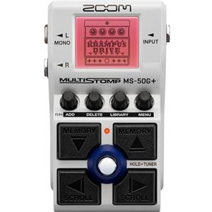 Zoom - MS-50G+ - Pedale Effetti Chitarra, Pedale Singolo, 100 effetti, Uscite Stereo, Accordatore, Dotato di Drive, Modulazioni, Ritardi, Riverberi, Compressori e altro ancora