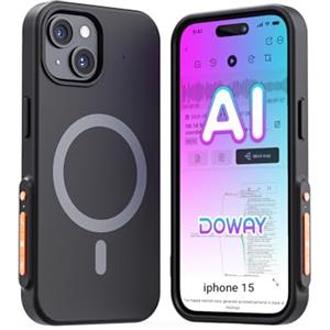 NUASI Registratore Vocale AI Custodia per telefono, Memoria 32GB, Oltre 80+ Lingue, Trascrizione e Riassunto Automatico, Controllo App, per Riunioni/Interviste/Lezioni, Compatibile con iPhone 15