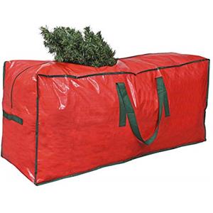ProPik - Borsa per albero artificiale, adatta alberi fino a 2,1 m, alti smontati, custodia di 114,3 x 38,1 50,8 cm, perfetto contenitore Natale con elegante cerniera e maniglie, verde