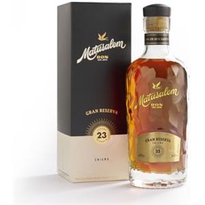 Matusalem Gran Reserva 23 70cl - Rum invecchiato in barili di quercia, con forti sentori legnosi. 40% vol.