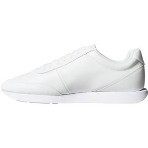 Calvin Klein Uomo Sneakers Running Retro in Pelle, Bianco (Triple Bright White), 47