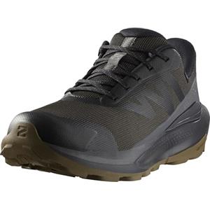 Salomon Elixir Tour Scarpe Impermeabili da Trekking da Uomo, Comfort ottimale, Rullata Morbida, Impermeabilità e Protezione dagli Elementi, Black Asphalt Castlerock, 44 EU