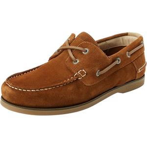 Tommy Hilfiger Scarpa da Barca Uomo TH Boat Shoe Core Suede Pelle Scamosciata, Marrone (Coconut Grove), 40