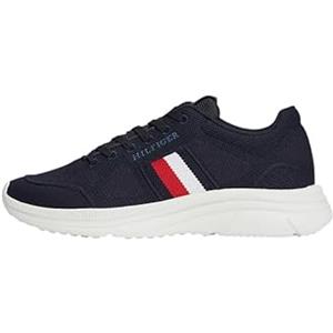 Tommy Hilfiger Uomo Sneakers da Runner Modern Runner Knit Scarpe Sportive, Blu (Desert Sky), 40