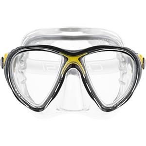 Cressi Big Eyes Evolution Mask SIL Crystall/Frame Yellow