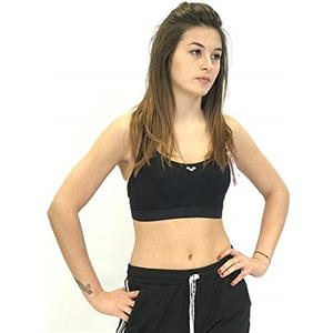 Arena Elettra Reggiseno Sportivo, Donna, Donna, Reggiseno Sportivo, 0000002156, Nero, 95