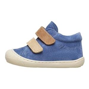Naturino Scarpine Primi Passi in Suede, Azzurro-Beige 26