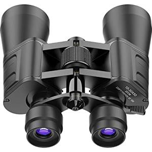 APEXEL 10-30x50 Ottico Zoom Binocolo ad Alte Prestazioni per Adulti, Luce Debole, Visione Notturna, Impermeabile, Obiettivo FMC/Prisma BAK4, Binocolo Professionale HD per Birdwatching, Concerti