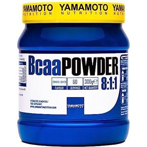 YAMAMOTO NUTRITION Bcaa POWDER 8:1:1 integratore di aminoacidi ramificati in rapporto 8:1:1 300 g (Arancia Limone, 300 grammi)