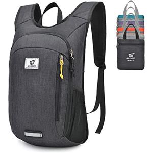 SKYSPER Zaino Leggero Pieghevole 10L, Zainetto Richiudibile Zaino Hiking Salvaspazio per Trekking Viaggi Brevi Escursioni Ciclismo