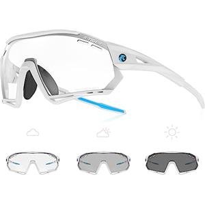 X-TIGER Occhiali Ciclismo Fotocromatici TR90 Occhiali Da Sole Sportivi UV400 PC Lenti Trasparenti Uomo Donna Bici MTB…