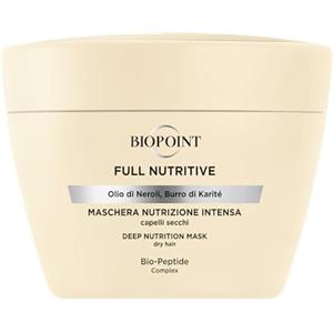 Biopoint Full Nutritive - Maschera Capelli Nutrizione Intensa, Azione Idratante e Rinforzante, Dona Morbidezza e Luminosità al Capello, 200 ml