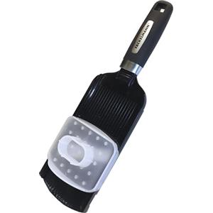 Fackelmann Affettaverdure manuale con manico in abs, mandolina per tagliare tuberi, piccoli ortaggi, ma anche formaggio, dimensione 32 x 9.7 cm lama 7.5 cm
