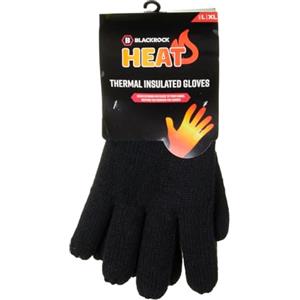 Blackrock HEAT Guanti termici neri, Uomo e donna, Guanti invernali, Accessori, Abbigliamento caldo e riscaldato, Lana, Caldo, Escursioni, Pile, Taglia - Large/XL