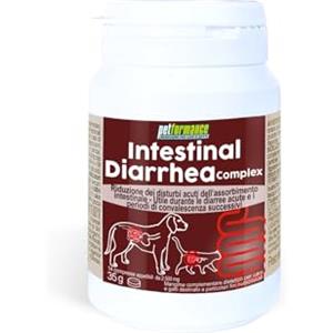 PETFORMANCE BENESSERE PER CANI E GATTI Intestinal Diarrhea Complex - Mangime Complementare per Cane e Gatto, Favorisce La Riduzione dei Disturbi Acuti dell'Assorbimento Intestinale, Utile Durante le Diarree Acute - 14 Compresse Masticabili