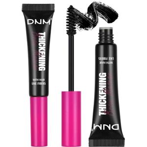 LOPHE Mascara Sopracciglia, Gel per Sopracciglia con Colore, Brow Gel a Lunga Tenuta, Effetto Laminazione(Nero)