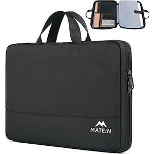 MATEIN Custodia Borsa Porta PC 15 15,6 Pollici, Impermeabile Custodia Computer Portatili Custodie Morbide Cover per PC Portatili Notebook, Laptop Sleeve Case Adatto per HP Dell ASUS Acer, Nero