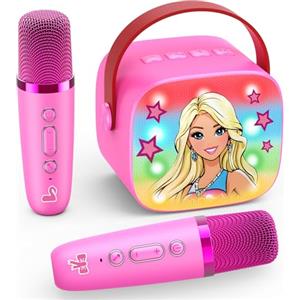 Dislocati Regalo Bambina 3-12 Anni, Principessa Karaoke con 2 Microfono Bluetooth per Bambina Canta Tu Karaoke Giochi Bambina 3-12 Anni Cassa con Microfono Cambia Voce Portatile Regalo di Natale
