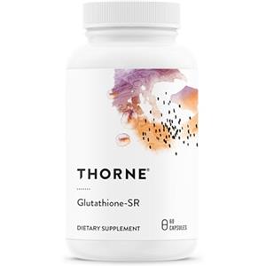 Thorne Glutatione-SR - Integratore a Rilascio Prolungato con Supporto Antiossidante per la Salute di Fegato, Cervello, Cuore, Polmoni e Occhi - 60 Capsule