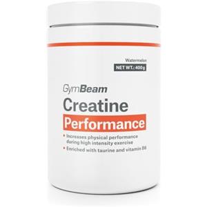 GymBeam Creatine Performance - Creatina Monoidrato in Polvere - Complesso di Creatina Monoidrato, Taurina e Vitamina B6 Solubile per Atleti di Forza e Resistenza (400 g, Watermelon)