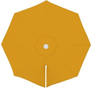 paramondo Telo di Ricambio per Ombrellone da Giardino Parapenda Ø 3,5 m Rotondo, incl. Air Vent, Lavabile, Giallo