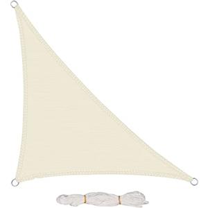 EUGAD Tenda a Vela Ombreggiante Parasole Protezione HDPE Raggi UV 95% per Esterno Giardino per Esterno, Giardino e Terrazza, Piscina