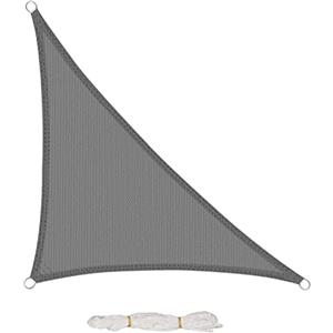 EUGAD Tenda a Vela Ombreggiante Parasole Protezione HDPE Raggi UV 95% per Esterno Giardino per Esterno, Giardino e Terrazza, Piscina