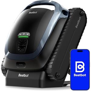 Beatbot AquaSense 2 Robot piscina cordless, parcheggio intelligente. Pulisce pavimento, pareti e linea d'acqua con doppio passaggio, Per piscine fuori terra e interrate fino a 300 m², Blu Mezzanotte