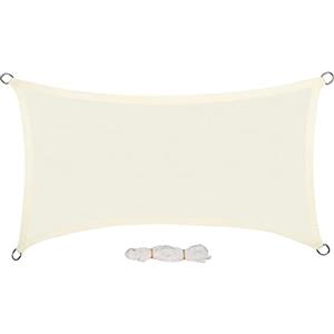 EUGAD Tenda a Vela Ombreggiante Parasole Protezione HDPE Raggi UV 95% per Esterno Giardino per Esterno, Giardino e Terrazza, Piscina