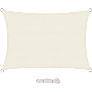 EUGAD Tenda a Vela Ombreggiante Parasole Protezione HDPE Raggi UV 95% per Esterno Giardino per Esterno, Giardino e Terrazza, Piscina