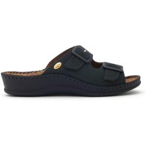 Scholl Sandali Senza Cinturino Weekend, Blu, 36 EU