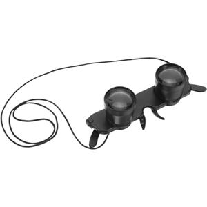 UKCOCO Binocolo Leggero Lente D'ingrandimento 3x, Occhiali da Pesca a Mani Libere Impermeabili Messa a Fuoco Regolabile, Binocolo da Teatro e Concerti per Visite Turistiche All'aperto