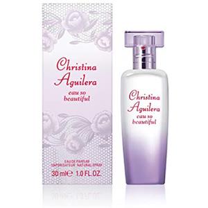 Christina Aguilera - Eau so Beautiful Eau de Parfum, Profumo Femminile, con Note di Foglie di Violetta Schiacciate, Gardenia, Magnolia e Sandalo, Profumo per Donna - 30 ml