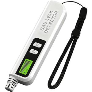 mumisuto Rilevatore Gas e Monossido di Carbonio, Rilevatore Metano per GPL/Gas Naturale/Carbone, Monitor di Metano e Propano Butano, Portatile con Display LCD (Bianco)